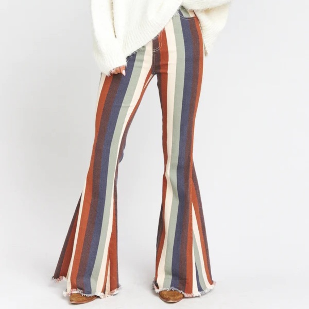 Show Me Your Mumu Berkeley Bells Retro Stripe Size 26
